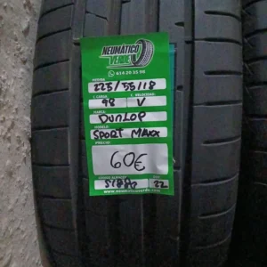 225 55 18 98V DUNLONP SPORT MAXX
