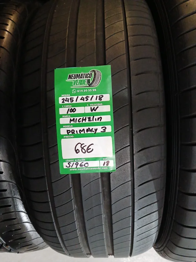 245 45 18 100W MICHELIN PRIMACY 3 - Imagen 4