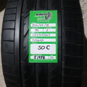 255 40 18 95Y BRIDGESTONE POTENZA RE050A