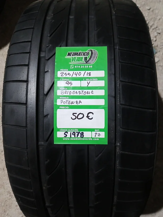 255 40 18 95Y BRIDGESTONE POTENZA RE050A