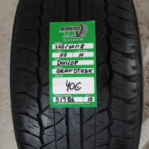 265 60 18 110H DUNLOP GRANDTREK