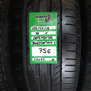 235 45 19 99V CONTINENTAL SPORT CONTACT5