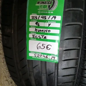 225 45 19 96Y KUMHO ECSTA