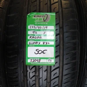 225 40 19 93Y RADAR DIMAX R8
