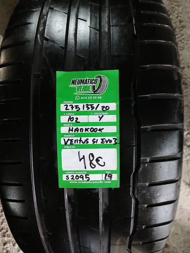 275 35 20 102Y HANKOOK VENTUS S1 EVO3