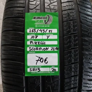 265 45 21 108Y PIRELLI SCORPION ZERO
