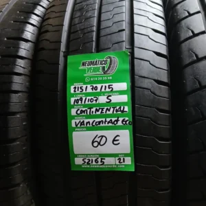 215 70 15 109/107S CONTINENTAL VANCONTACT ECO