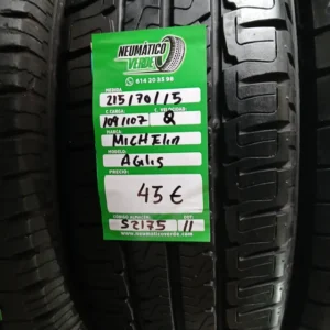 215 70 15 109/107Q MICHELIN AGILIS