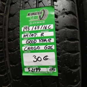 195 65 16 104/102R GOOD YEAR CARGO G26