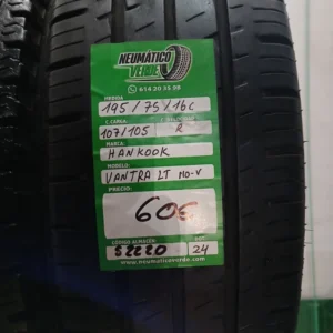 195 75 16 106/105R HANKOOK VANTRA LT
