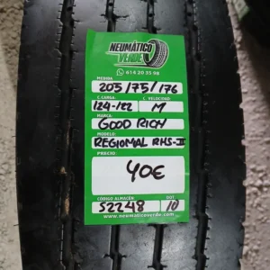 205 75 17 124/122M GOOD RICH REGIONAL RH