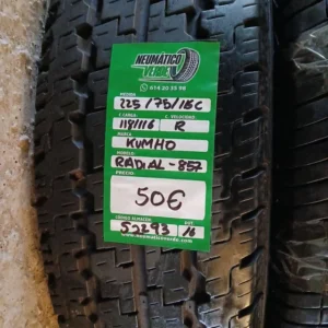 225 75 16 118/116R KUMHO RADIAL 857