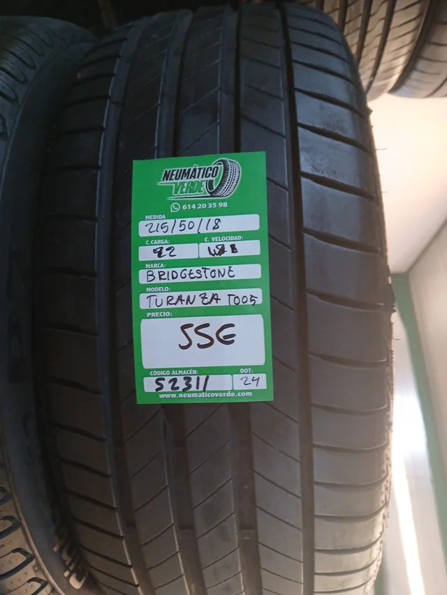 215 50 18 92W BRIDGESTONE TURANZA T005