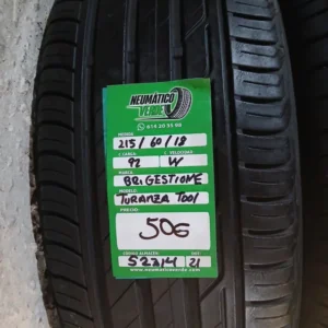 215 60 18 92W BRIDGESTONE TURANZA TOO1