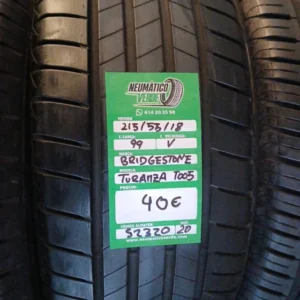 215 55 18 99V BRIDGESTONE TURANZA T005