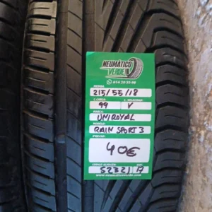 215 55 18 99V UNIROYAL RAIN SPORT 3