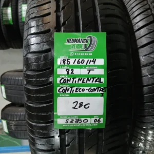 185 60 14 82T CONTINENTAL CONTIECOCONTACT 3