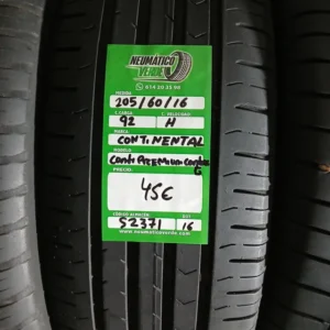 205 60 16 92H CONTINENTAL CONTI PREMIUM CONTACT 6
