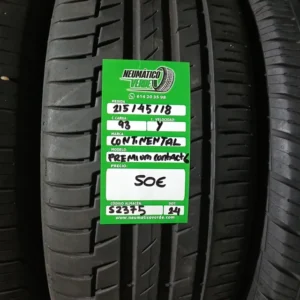 215 45 18 93Y CONTINENTAL PREMIUM CONTACT 6