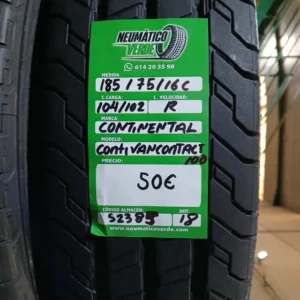 185 75 16C 104/102R CONTINENTAL CONTIVANCONTACT100
