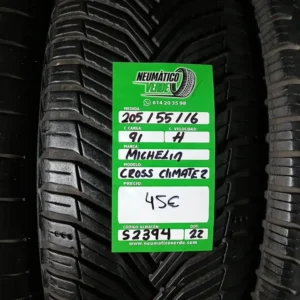 205 55 16 91H MICHELIN CROOS CLIMATE 2