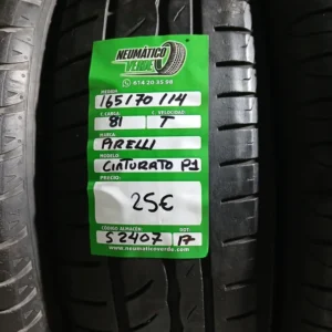 165 70 14 81T PIRELLI CINTURATO P1