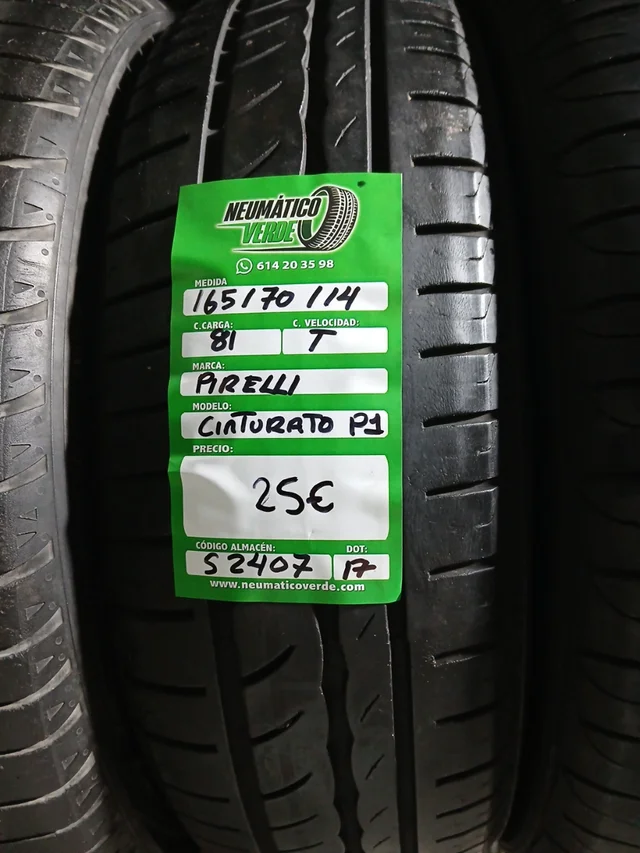 165 70 14 81T PIRELLI CINTURATO P1