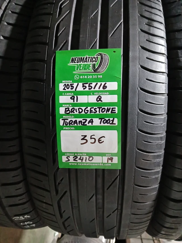 205 55 16 91Q BRIDGESTONE TURANZA TOO1