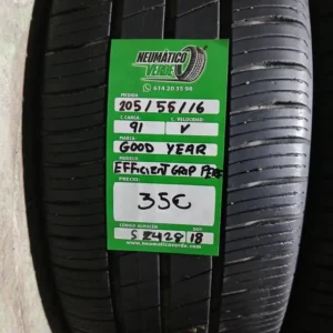 205 55 16 91V GOOD YEAR EFICIENT GRIP PERFORMANCE