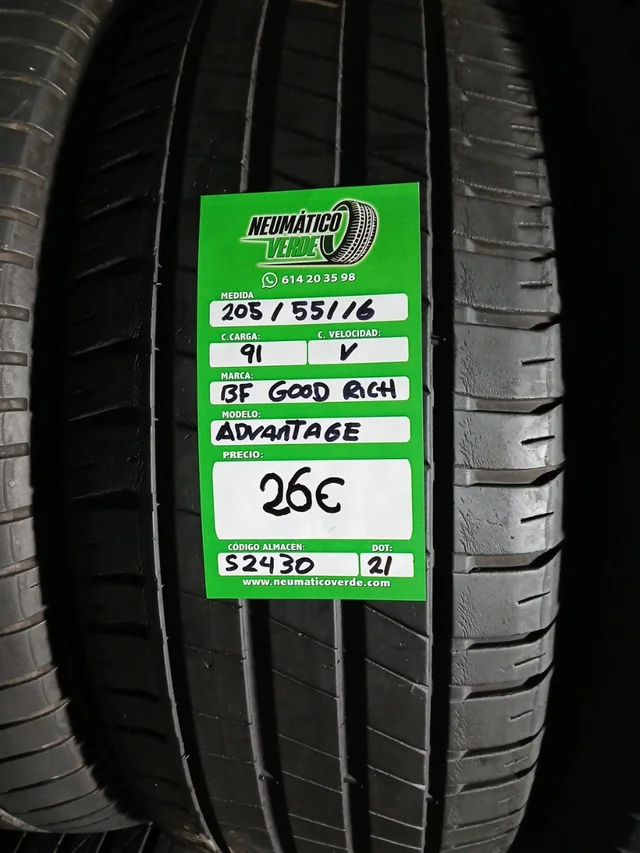 205 55 16 91V BF GOOD RICH ADVANTAGE