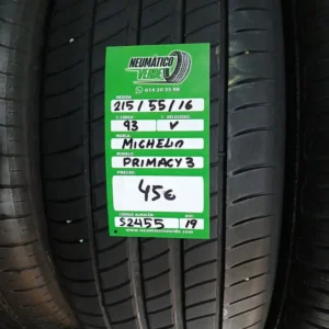 215 55 16 93V MICHELIN PRIMACY 3
